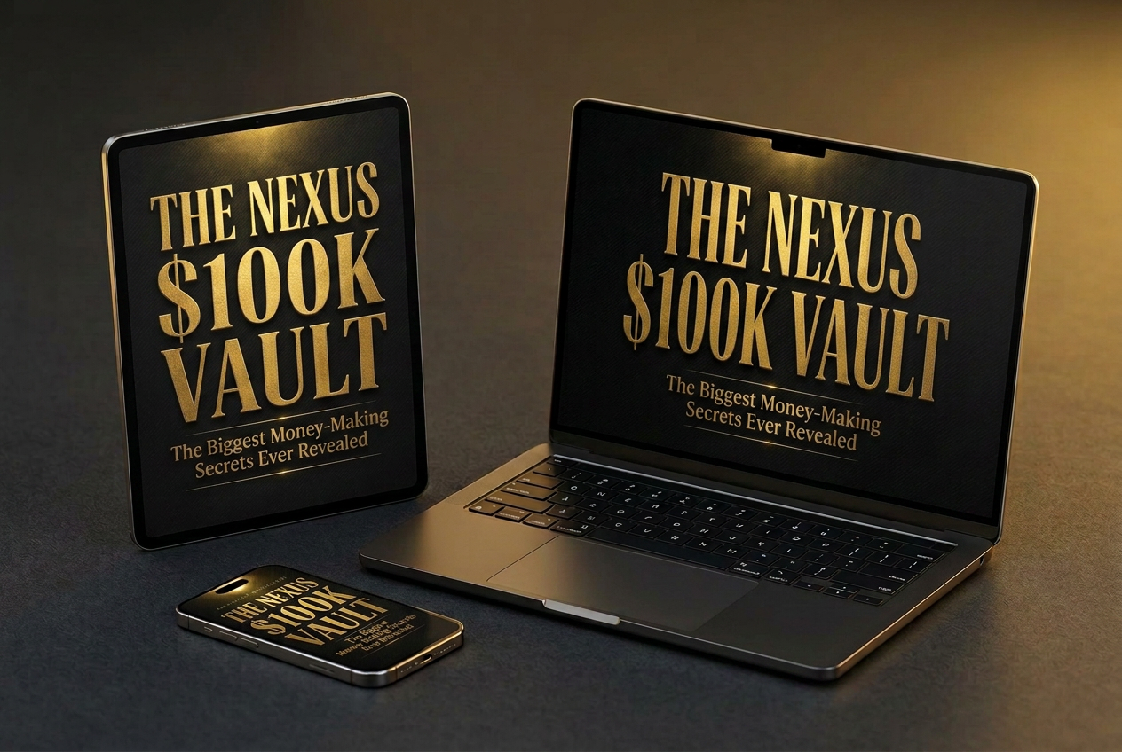 The ebook cover displayed on a laptop, tablet and smartphone